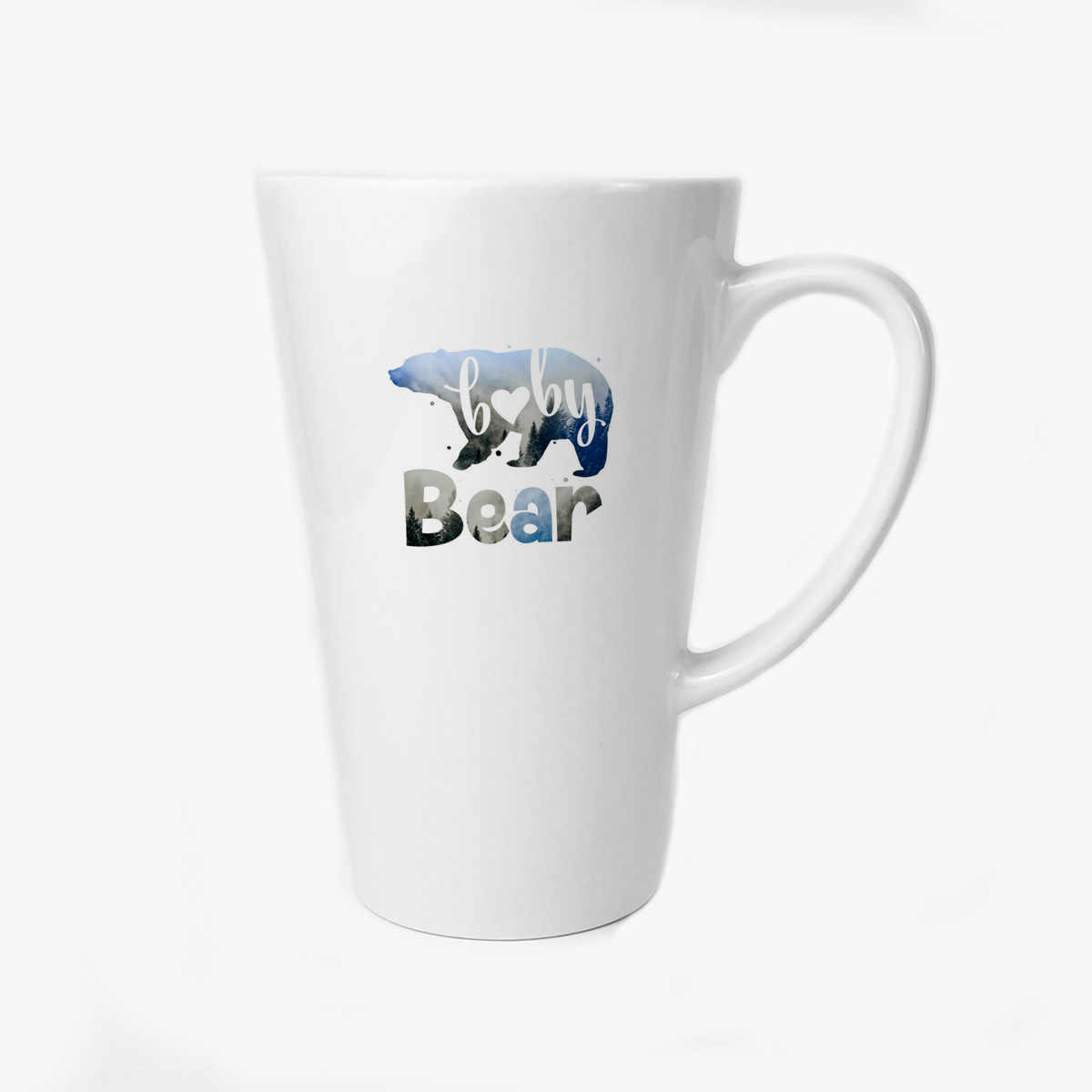 

Большая конусная кружка CoolPodarok Семья Baby BEAR Ребенок медведь