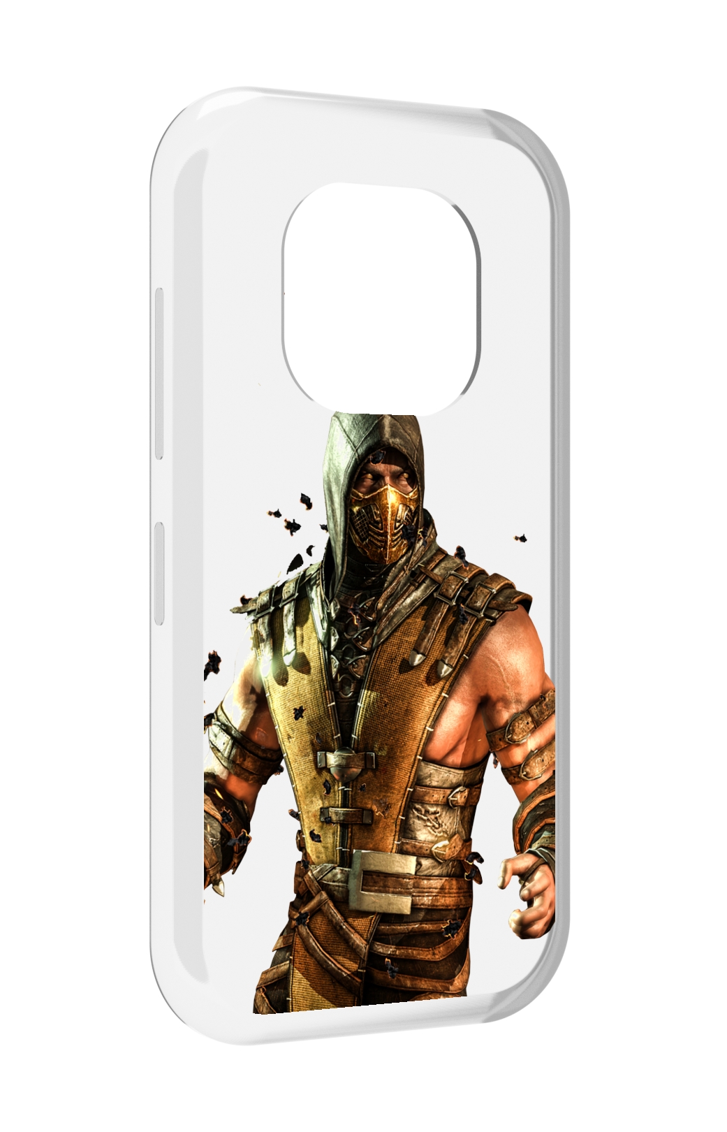 

Чехол MyPads Mortal Kombat scorpion для Doogee V20, Прозрачный, Tocco