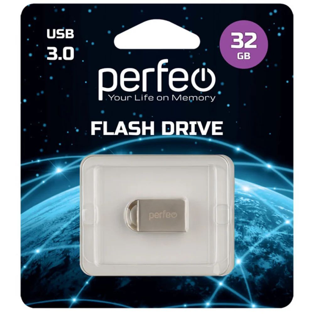 

Флешка Perfeo 32GB M11 Metal Series (PF-M11MS032), 32GB M11 Metal Series (PF-M11MS032)