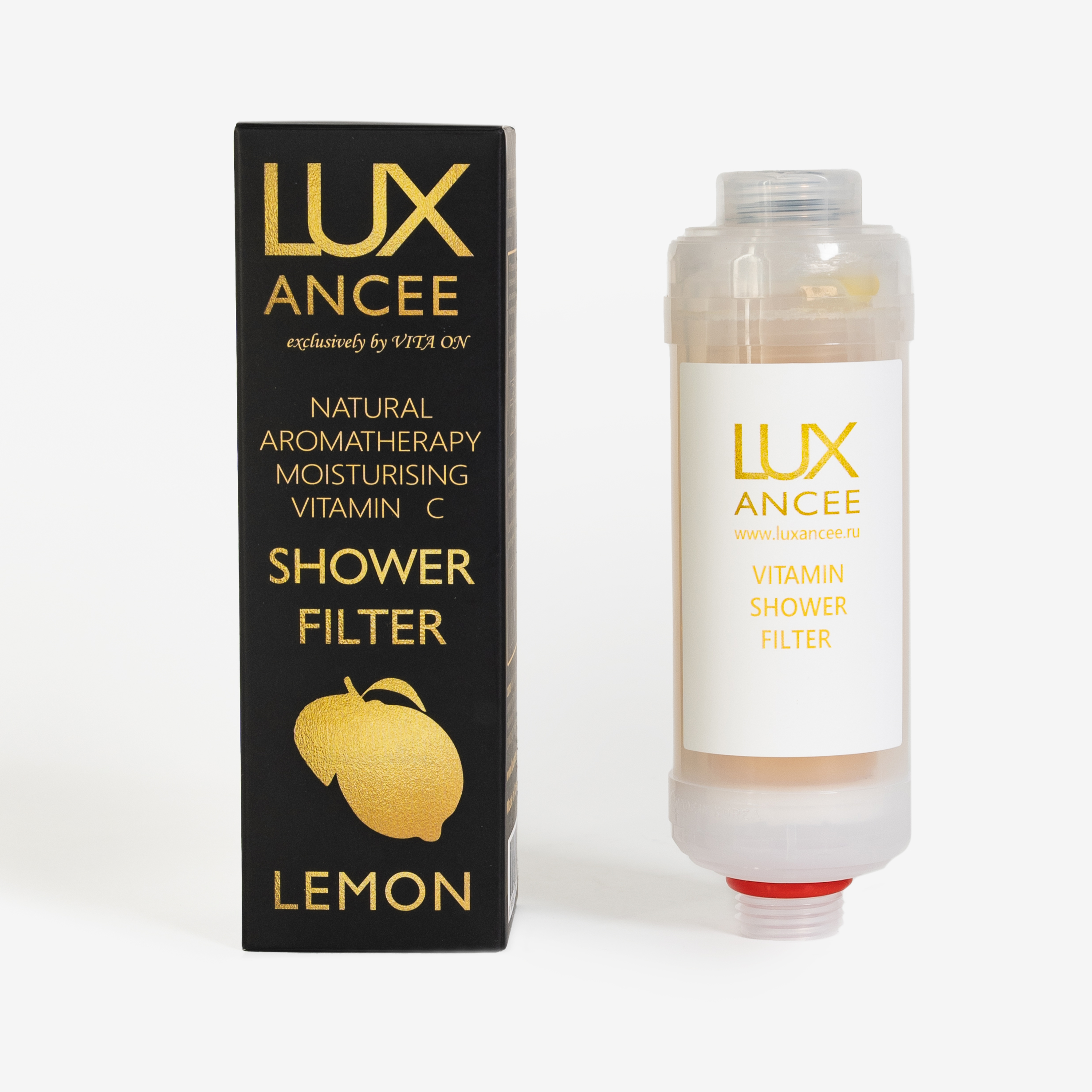 Фильтр для душа Luxancee с витамином C, эфирным маслом Лимона и молочной пудрой