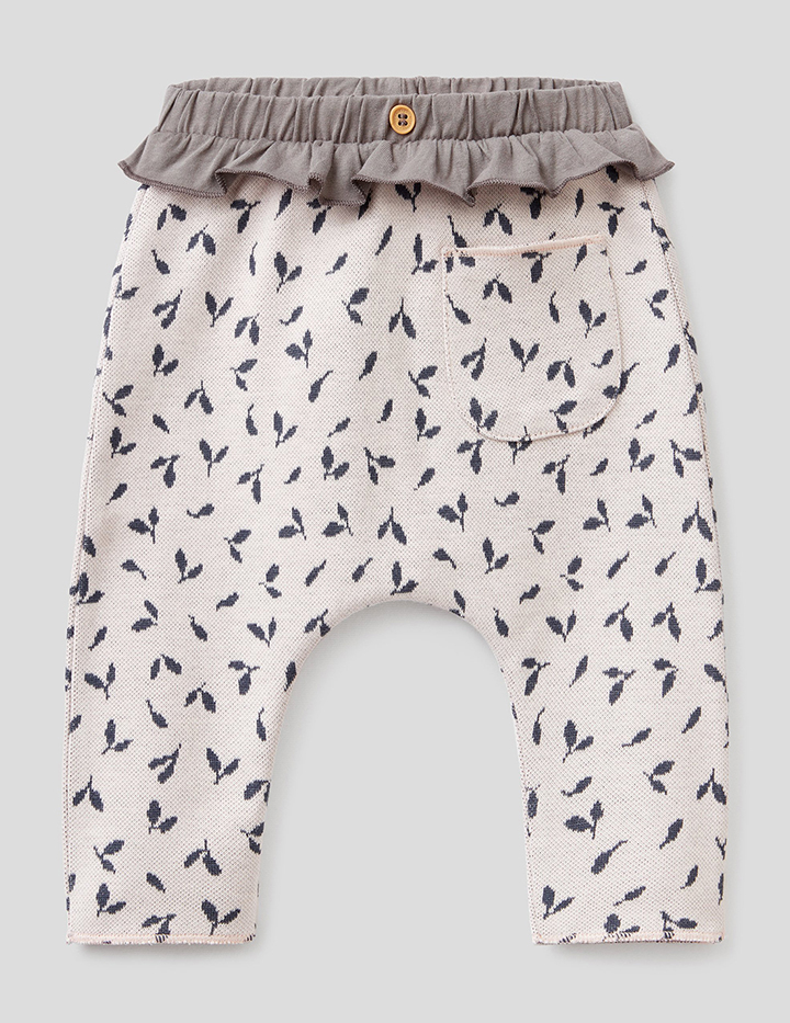

Брюки для девочек Benetton цв. розовый р.62, 21A_38H0MF265
