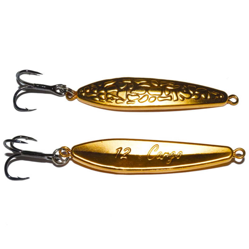 

Блесна Cargo Heavy Gold "Long" 12г 4.6 см, Золото 925, цв. 00, Золотистый, Блесна Heavy Long