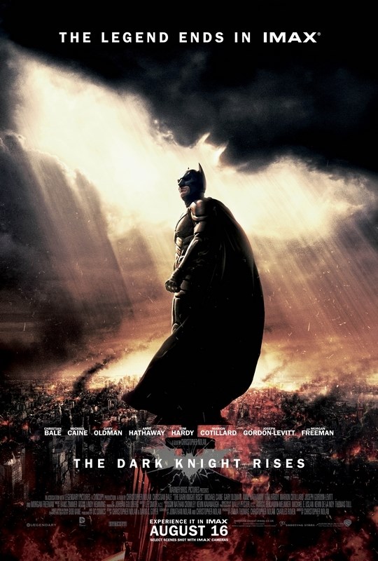 

Постер к фильму "Темный рыцарь: Возрождение легенды" (The Dark Knight Rises) 50x70 см