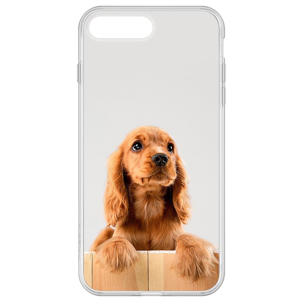 

Чехол-накладка Krutoff Clear Case Выходи играть для iPhone 8 Plus, Прозрачный