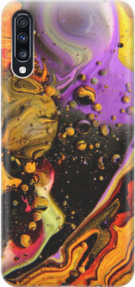 

Чехол на Samsung Galaxy A70/A70s с принтом "Разноцветные капли", Желтый;оранжевый, 1545