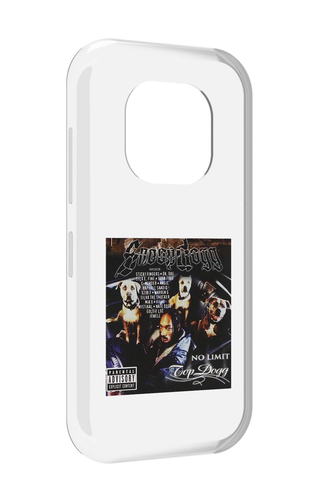 

Чехол MyPads Snoop Dogg NO LIMIT TOP DOGG для Doogee V20, Прозрачный, Tocco