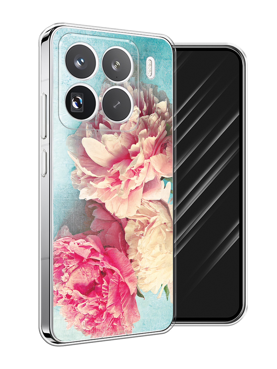 

Чехол Awog на Xiaomi 15 Pro "Пионы new", Бирюзовый, 323750-1