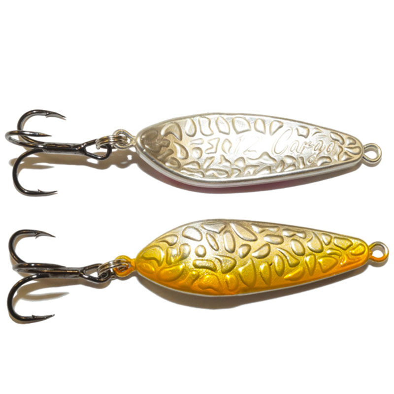 

Блесна Cargo Silver heavy "Frog"20г 4.2 см, Серебро, желт. цв. 09, Желтый, Блесна Heavy Frog