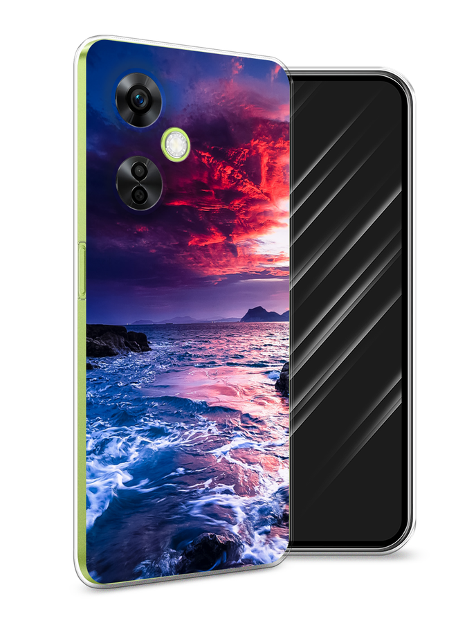 

Чехол Awog на OnePlus Nord N30 5G/Nord CE3 5G/Nord CE3 Lite "Волны 1", Розовый;синий, 153950-1