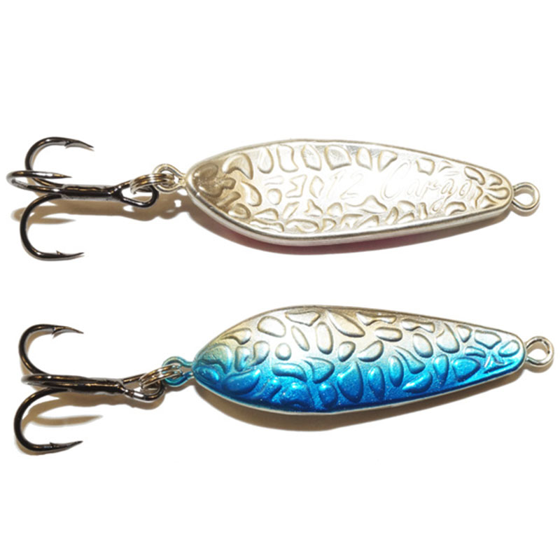 

Блесна Cargo Silver heavy "Frog" 30г 5.3 см, Серебро, синий. цв. 04, Блесна Heavy Frog