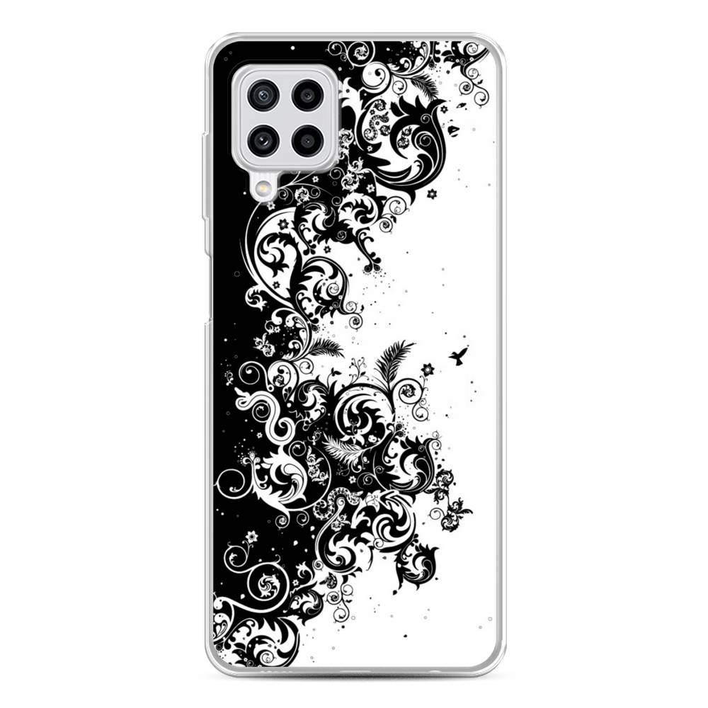 

Чехол на Samsung Galaxy A22/M22/M32 "Черно белый узор", Белый;черный;серый, 2103450-3