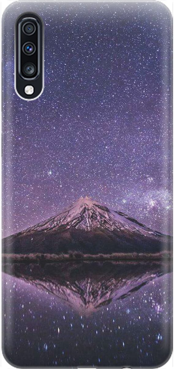 

Чехол на Samsung Galaxy A70/A70s с принтом "Гора и звездное небо", Синий;фиолетовый, 1545