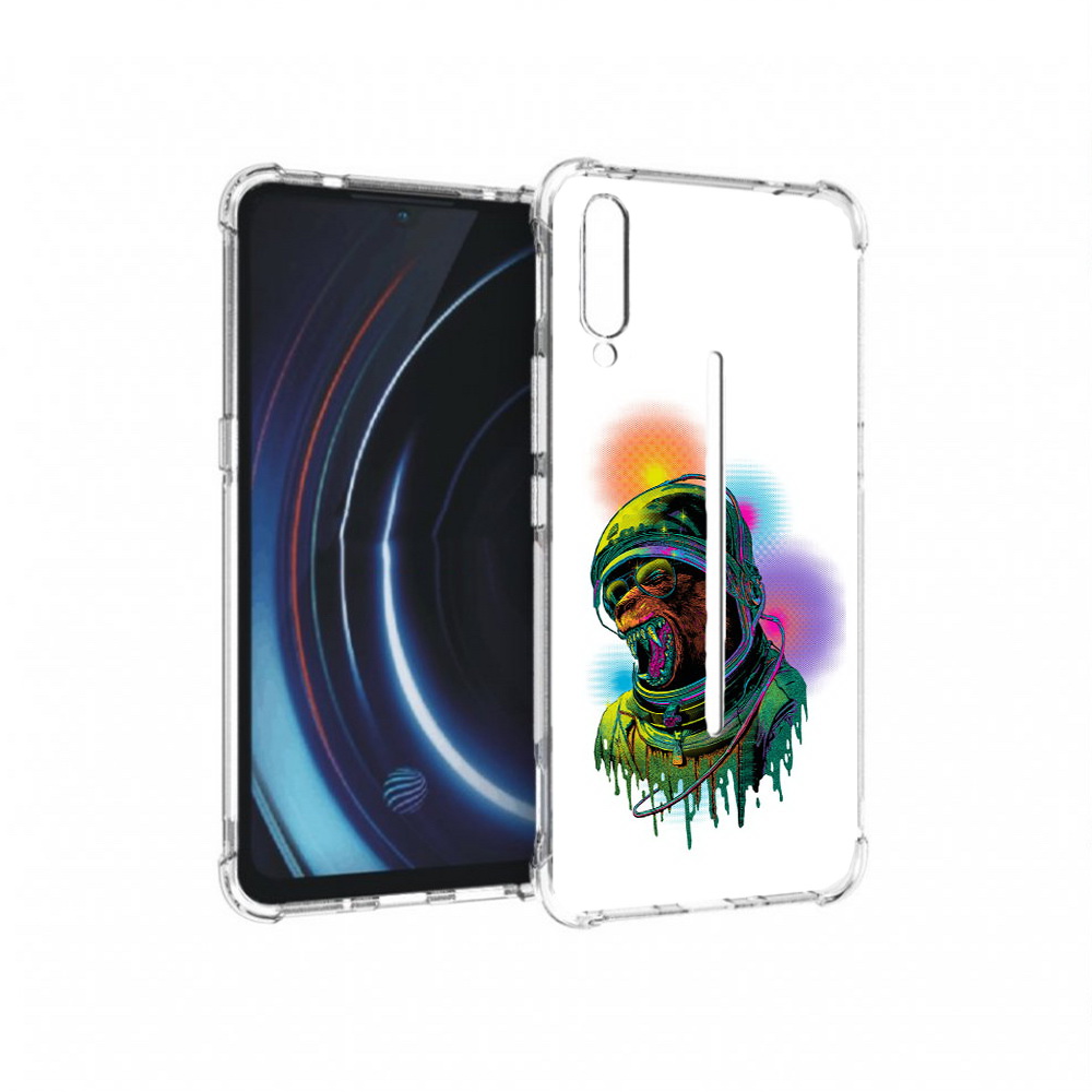 

Чехол MyPads Tocco для Vivo iQOO медведь космонавт (PT226955.389.466), Прозрачный, Tocco