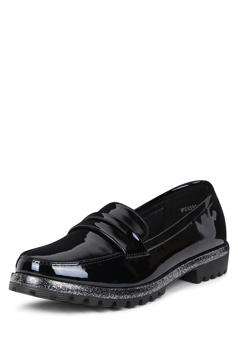 

Лоферы женские T.Taccardi ZS20A-48 черные 36 RU, Черный, ZS20A-48