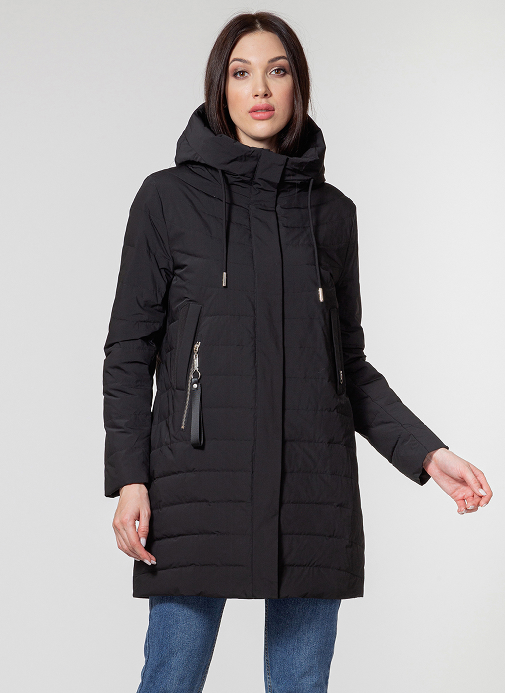 

Куртка женская WINTERRA 53161 черная 56 RU, Черный, 53161