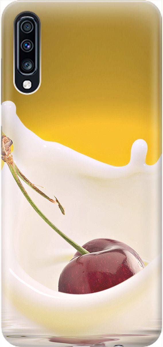 

Чехол на Samsung Galaxy A70/A70s с принтом "Ягода в молоке", Белый;желтый, 1981