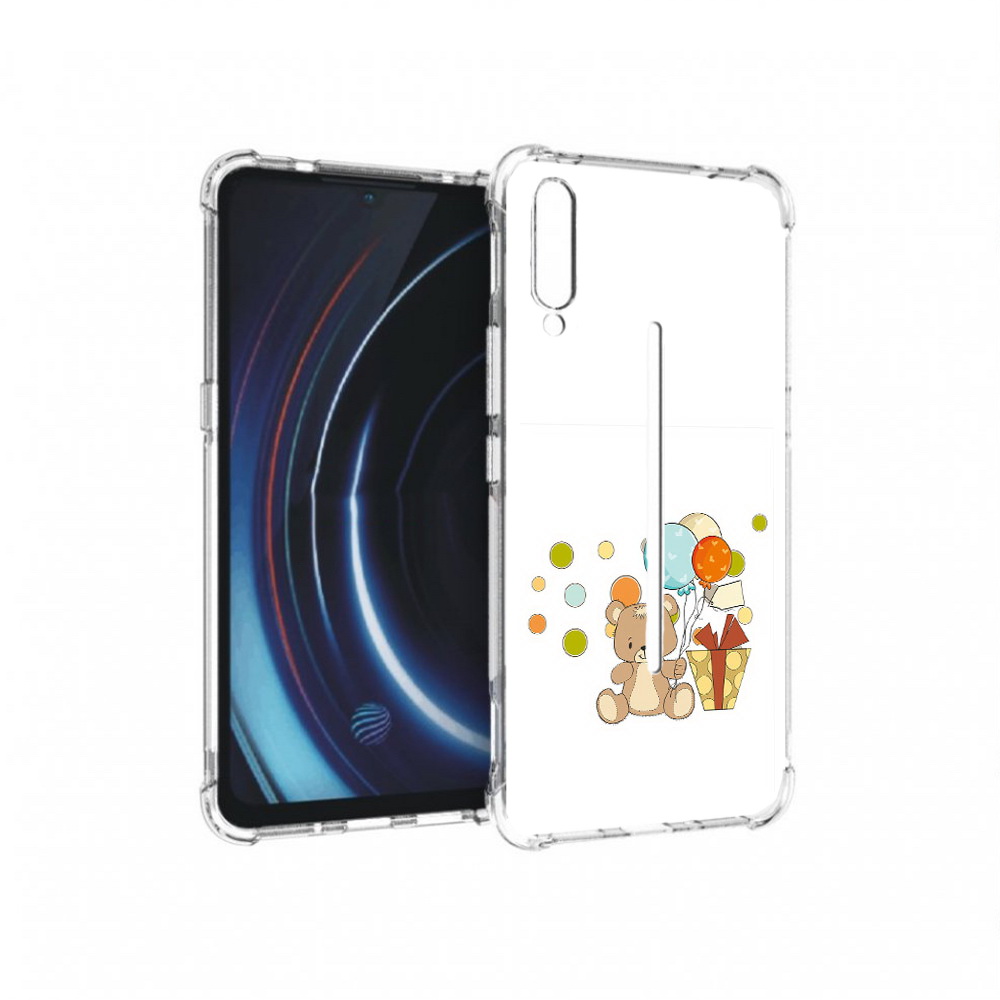 

Чехол MyPads Tocco для Vivo iQOO медвеженок с подарком (PT226955.389.470), Прозрачный, Tocco