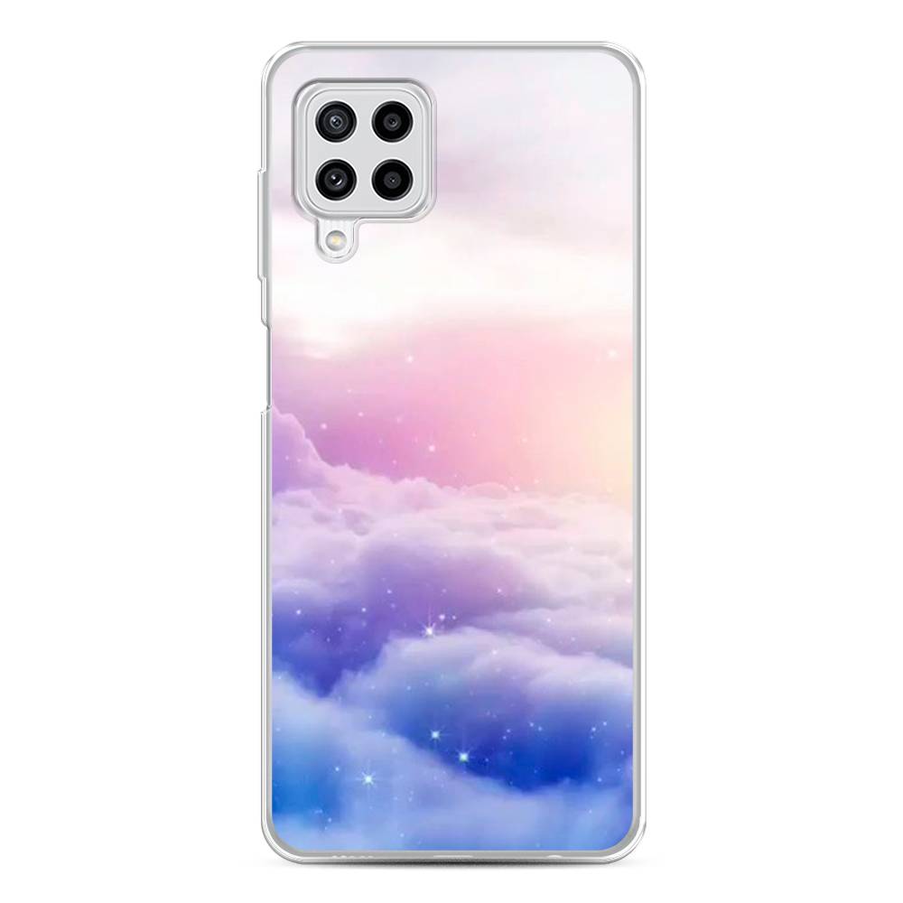 

Чехол на Samsung Galaxy A22/M22/M32 "Небеса", Голубой;белый;розовый, 2103450-2
