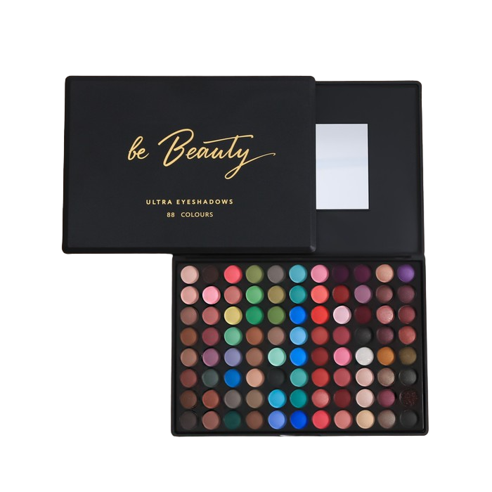 

Палетка матовых и сатиновых теней для век Be Beauty 88 цветов