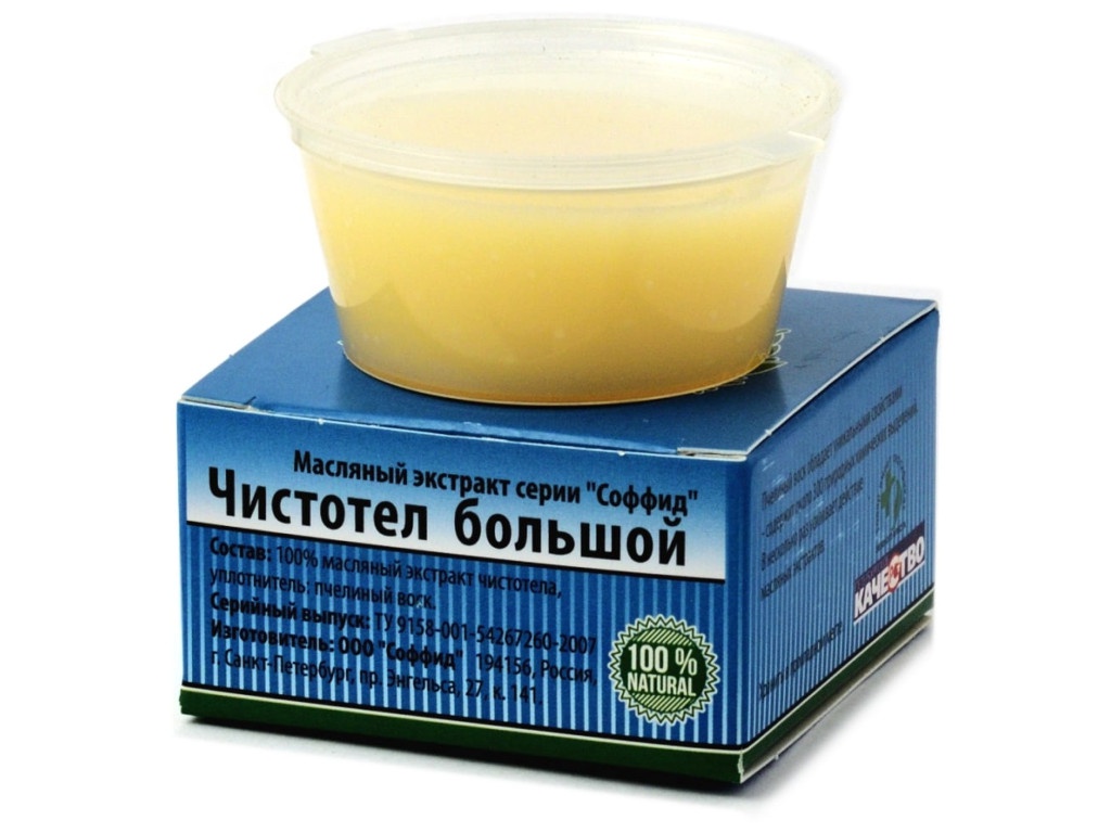 

Масляный экстракт Соффид Чистотел от прыщей, 50 г