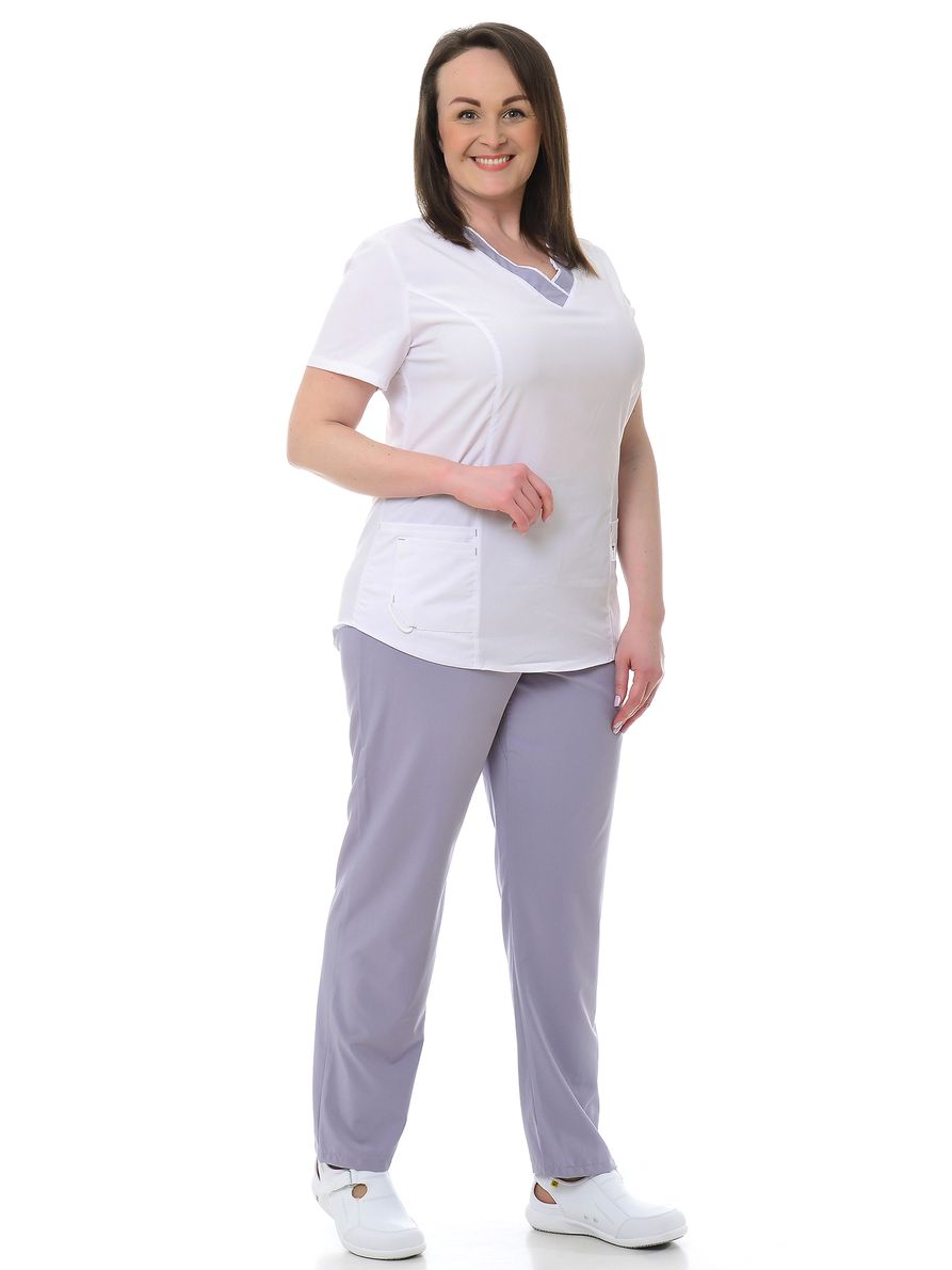 фото Костюм медицинский женский medicalwear сара 100 белый 54 ru