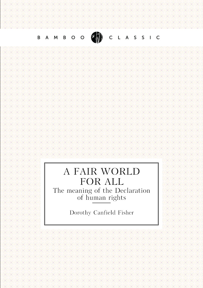 

A fair world for all