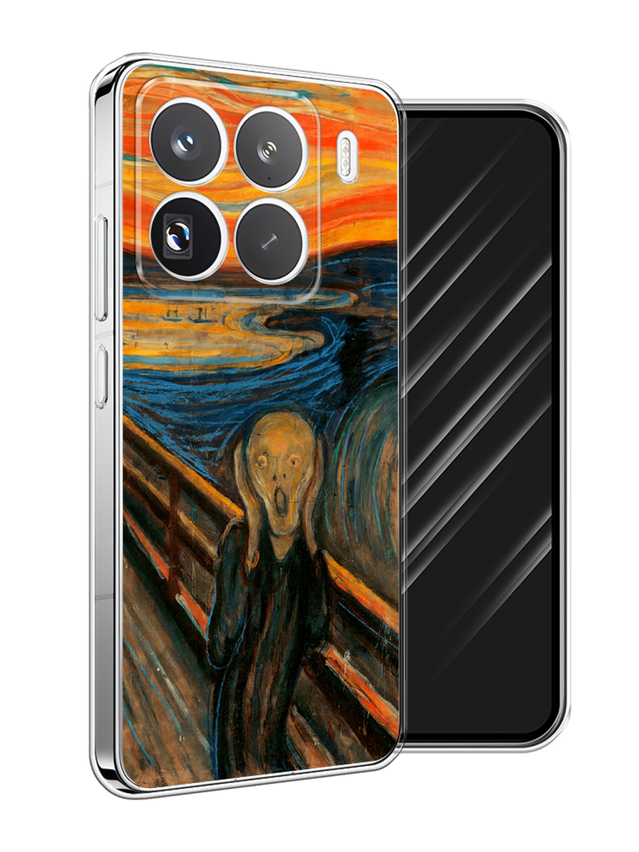 

Чехол Awog на Xiaomi 15 Pro "Крик", Оранжевый;синий;серый, 323750-1