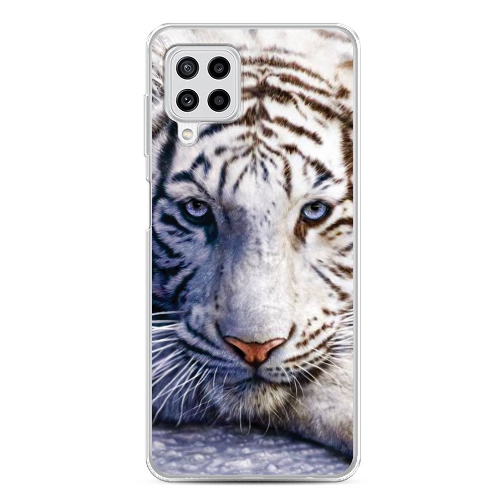 

Чехол на Samsung Galaxy A22/M22/M32 "Бенгальский тигр", Коричневый;белый, 2103450-1