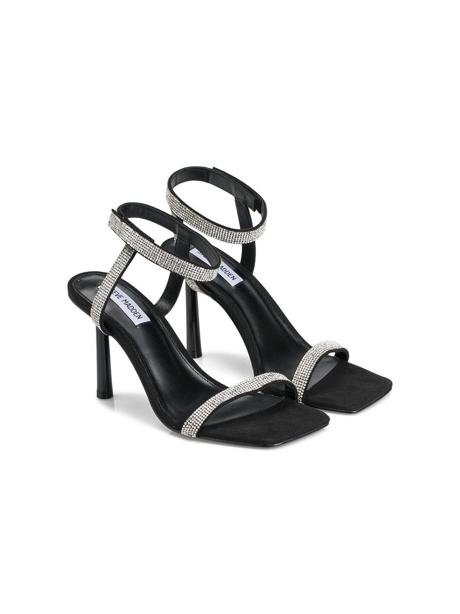 

Босоножки женские STEVE MADDEN 001402423 черные 39 EU, Черный, 001402423