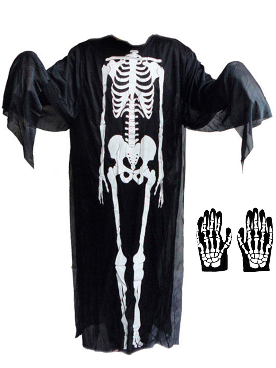 Карнавальный костюм детский StarFriend Хэллоуин Halloween 2 в 1, черный, onesize