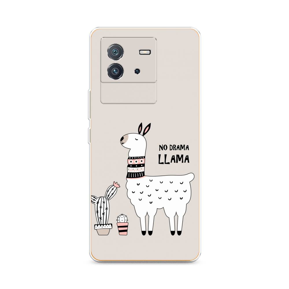 

Чехол Awog на Vivo iQOO Neo6 "No drama LLama", Разноцветный, 266850-2