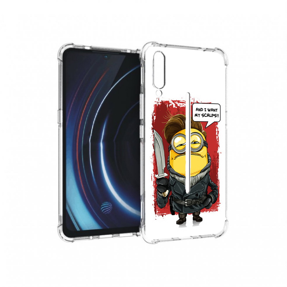 

Чехол MyPads Tocco для Vivo iQOO миньон убийца (PT226955.389.477), Прозрачный, Tocco