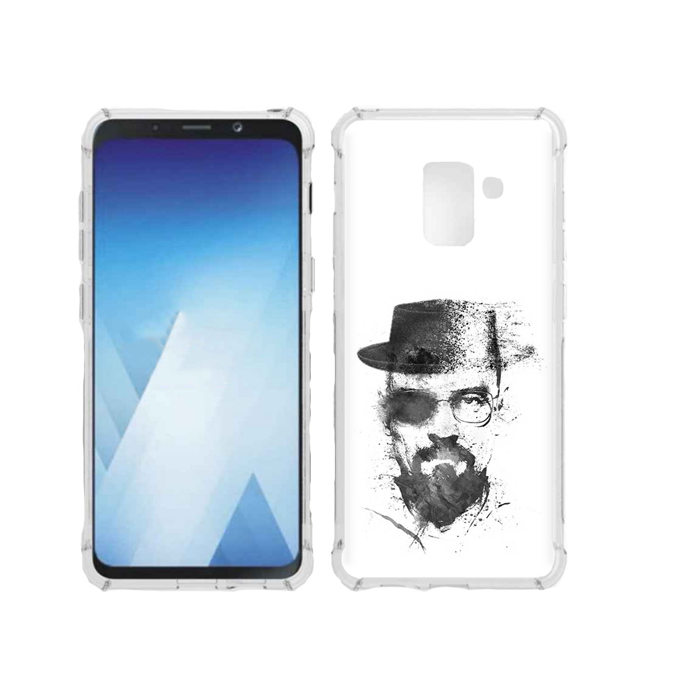 

Чехол MyPads Tocco для Samsung Galaxy A5 (2018) загадочный человек (PT95317.573.347), Прозрачный, Tocco