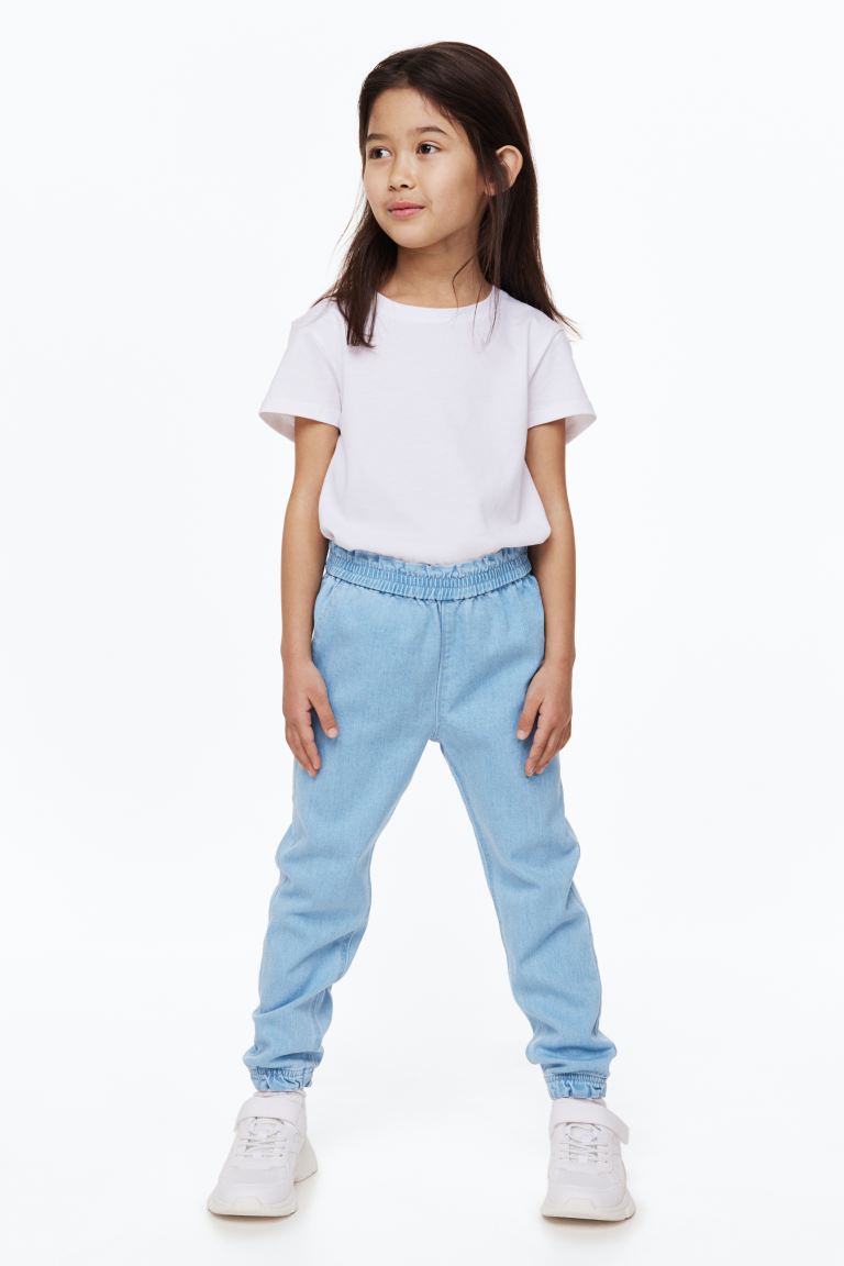 

Джинсы детские H&M 0980784, цвет светло-синий/черный, размер 134 (доставка из-за рубежа), 0980784