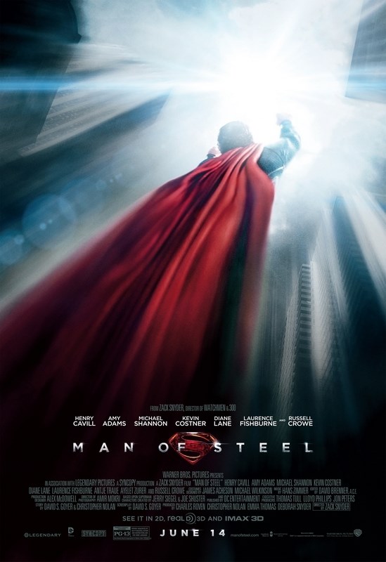 Постер к фильму Человек из стали (Man of Steel) 50x70 см