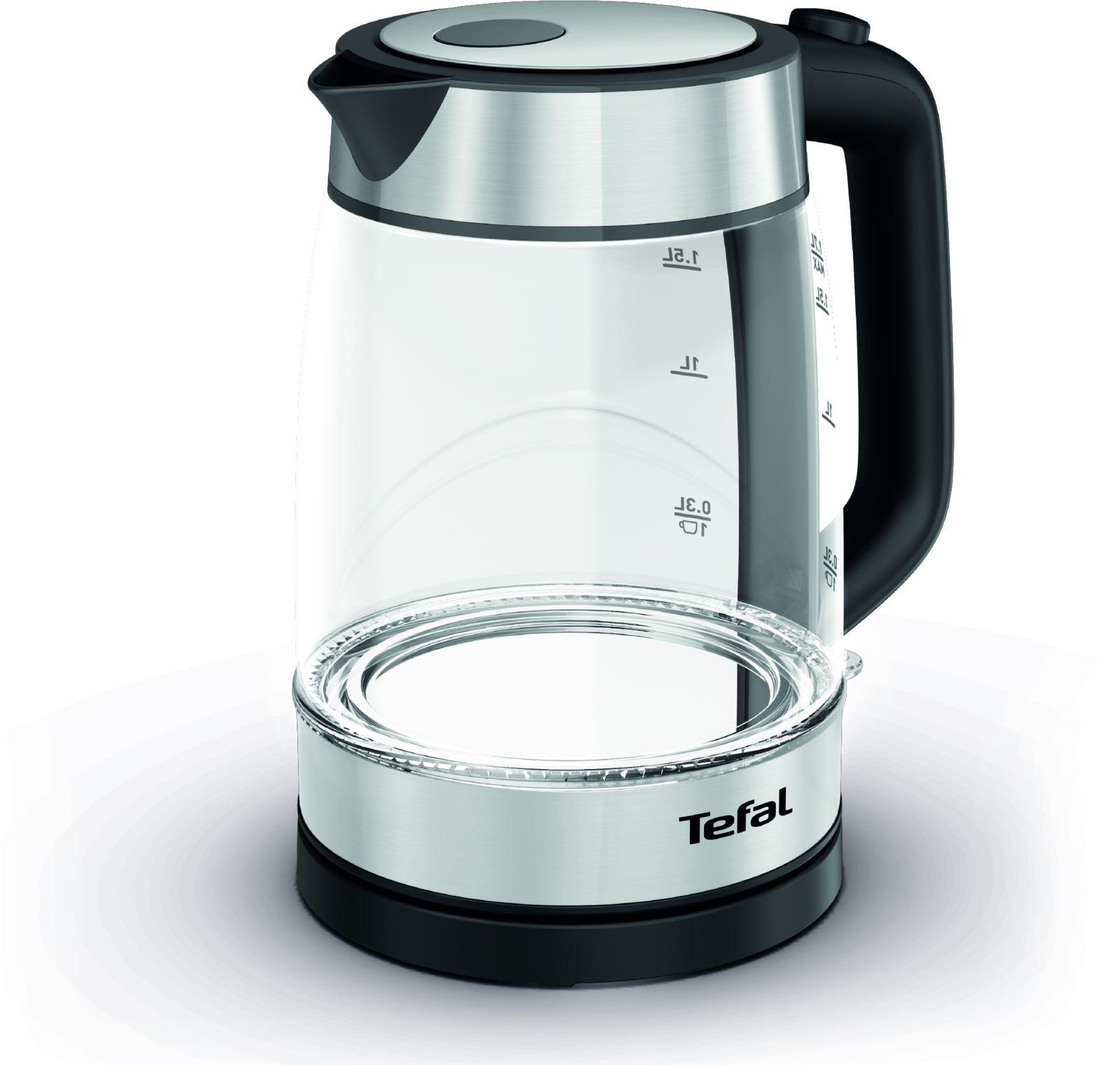 

Чайник электрический Tefal KI700830, 1.7 л, серебристый/черный, Прозрачный;серебристый;черный, KI700830