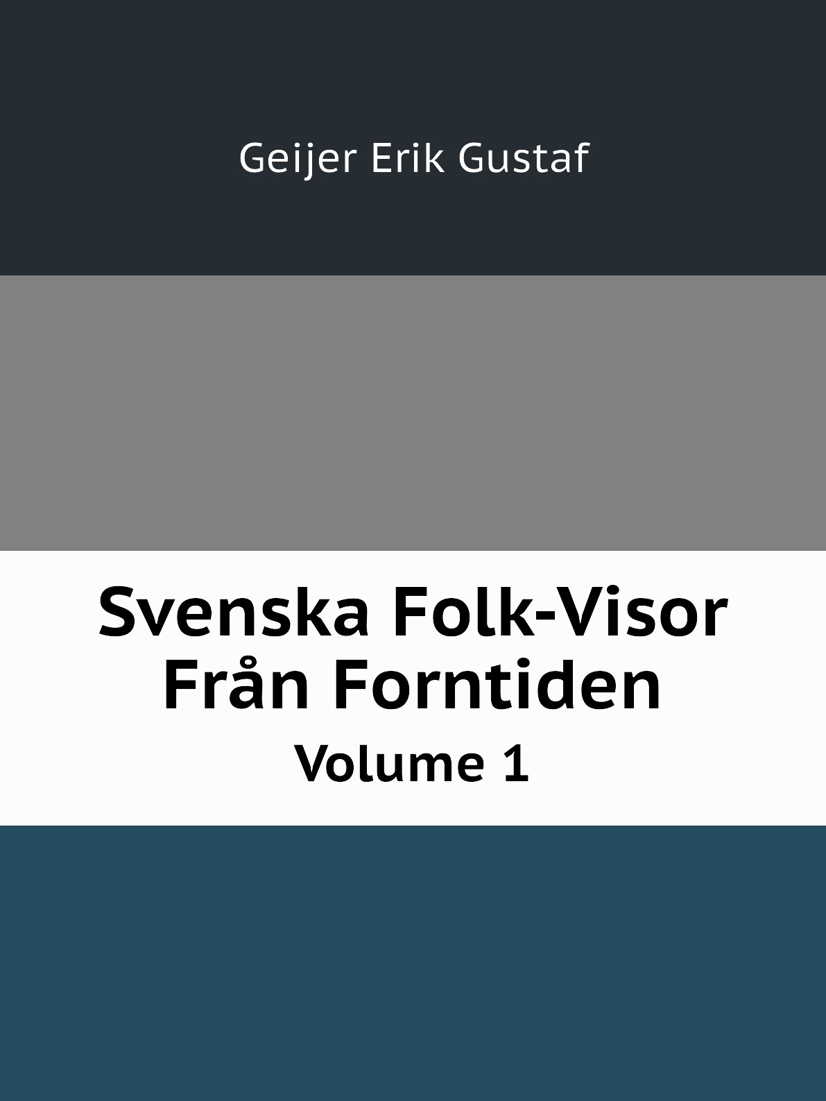 

Svenska Folk-Visor Fran Forntiden