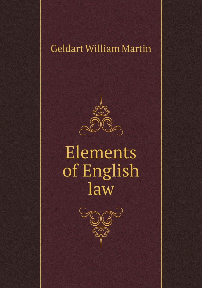 

Elements of English law