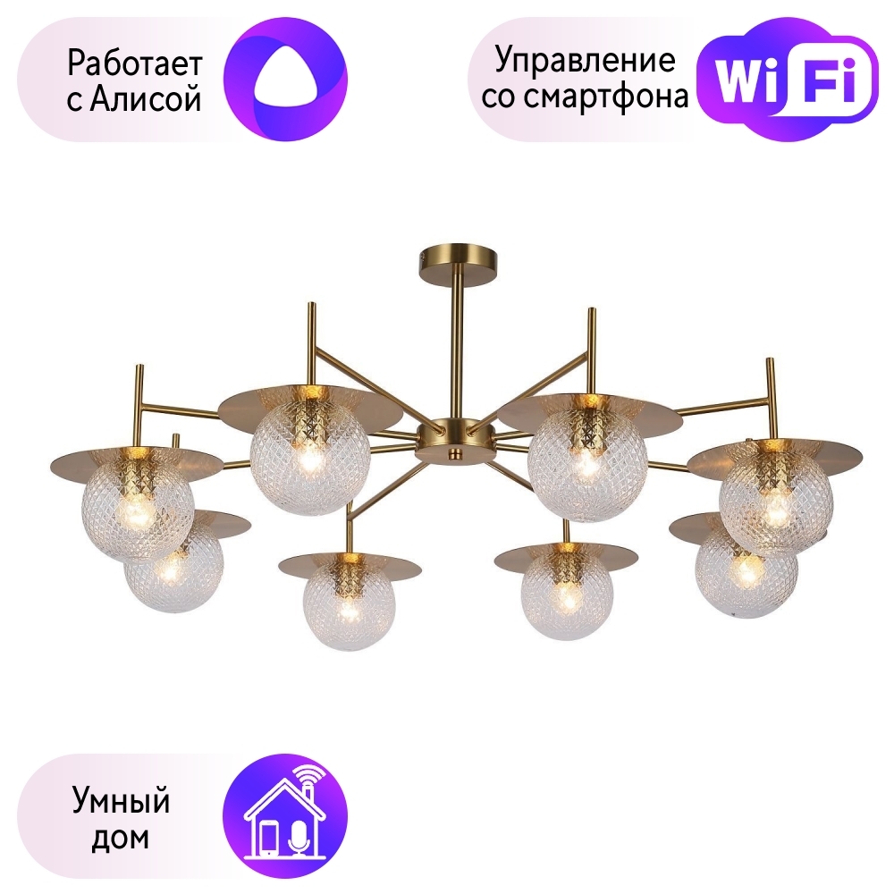 

Люстра на штанге F-Promo Roshni с поддержкой Алиса 3049-8P-A