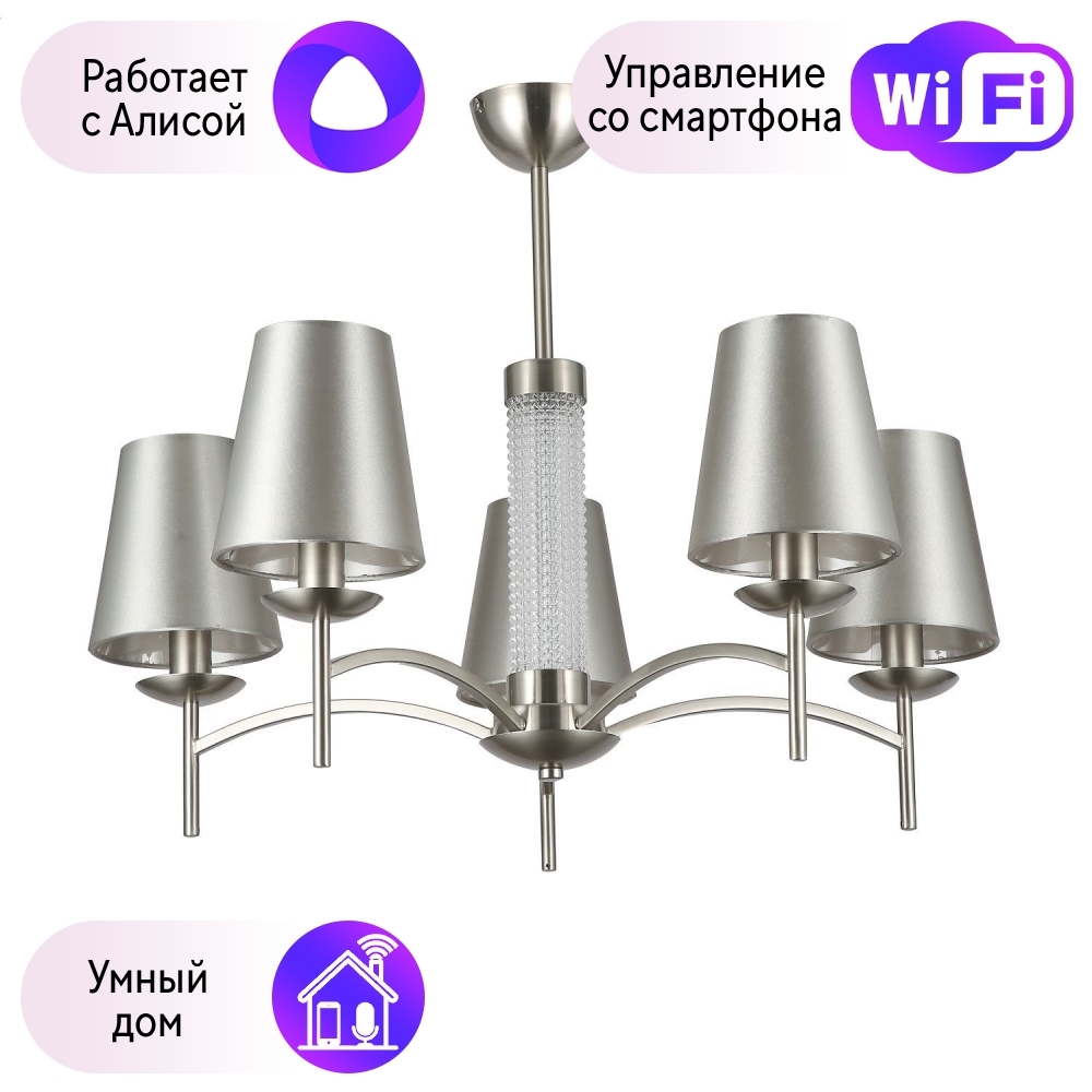 

Потолочная люстра F-promo Velum с поддержкой Алиса 2906-5P-A