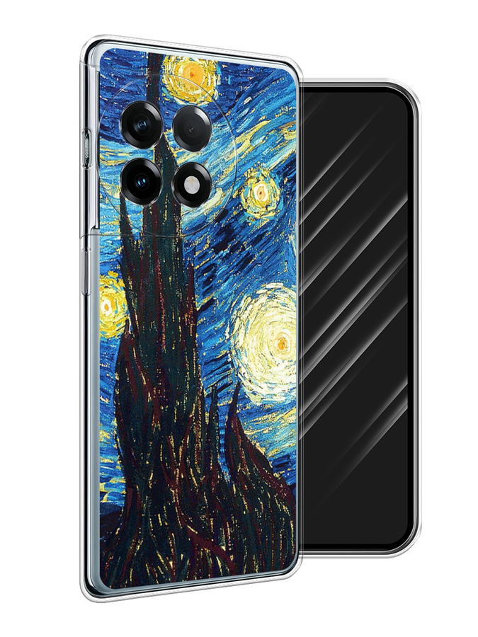 

Чехол Awog на OnePlus 11R/Ace 2 "Ван Гог Звездная ночь", Желтый, 154250-1