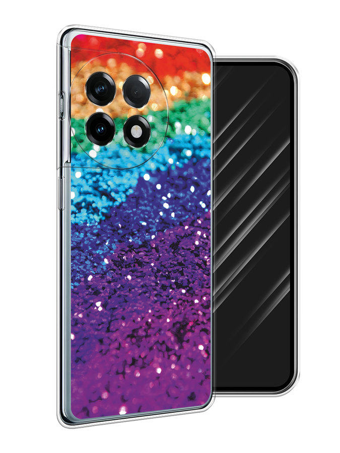 

Чехол Awog на OnePlus 11R/Ace 2 "Блестящая радуга рисунок", Разноцветный, 154250-1