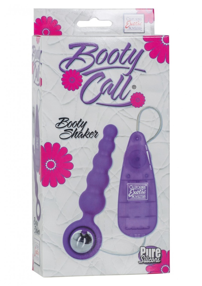 Анальный стимулятор с вибрацией Booty Call Booty Shaker фиолетовый 9,3 см