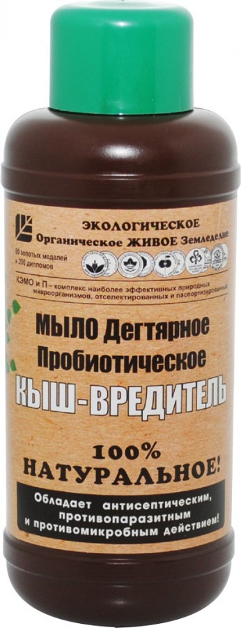 Мыло дегтярное Кыш вредитель БашИнком 05 л 400₽