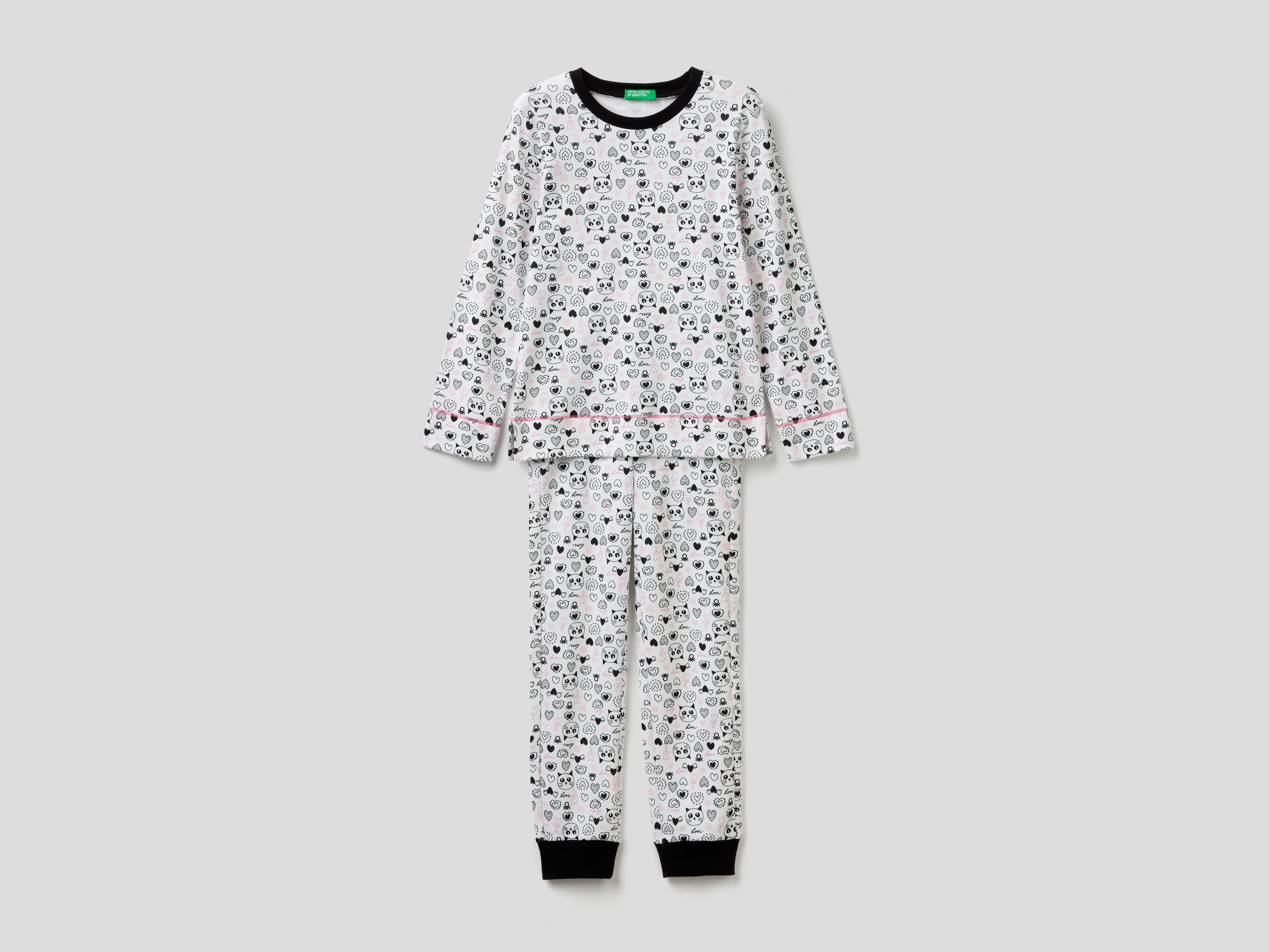 

Пижама для девочек Benetton цв. разноцветный р.146, 21A_38YU0P2FQ