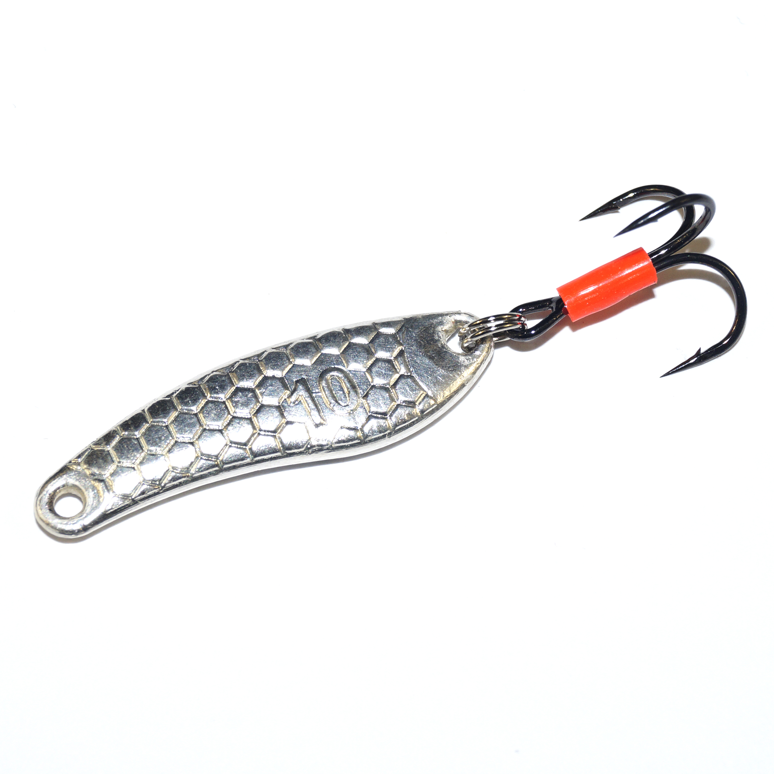 

Блесна Cargo "Ятаган" 10г, L-3,9см свинец, серебро925 пробы, Серебристый, Блесна Ятаган свинец