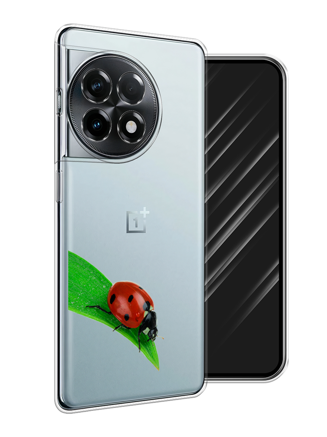 

Чехол Awog на OnePlus 11R/Ace 2 "На счастье", Белый;красный;зеленый, 154250-1