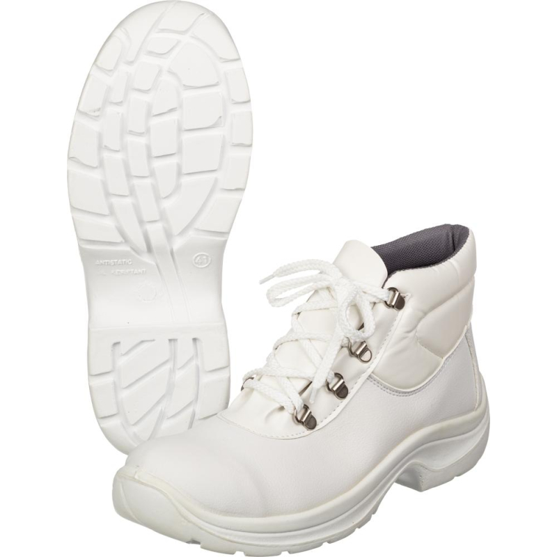 Ботинки белые на шнурках 0401/1С (р.44)