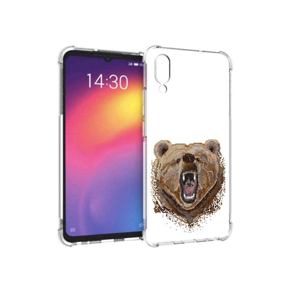

Чехол MyPads Tocco для Meizu Note 9 пиксельный медведь (PT134513.88.539), Прозрачный, Tocco