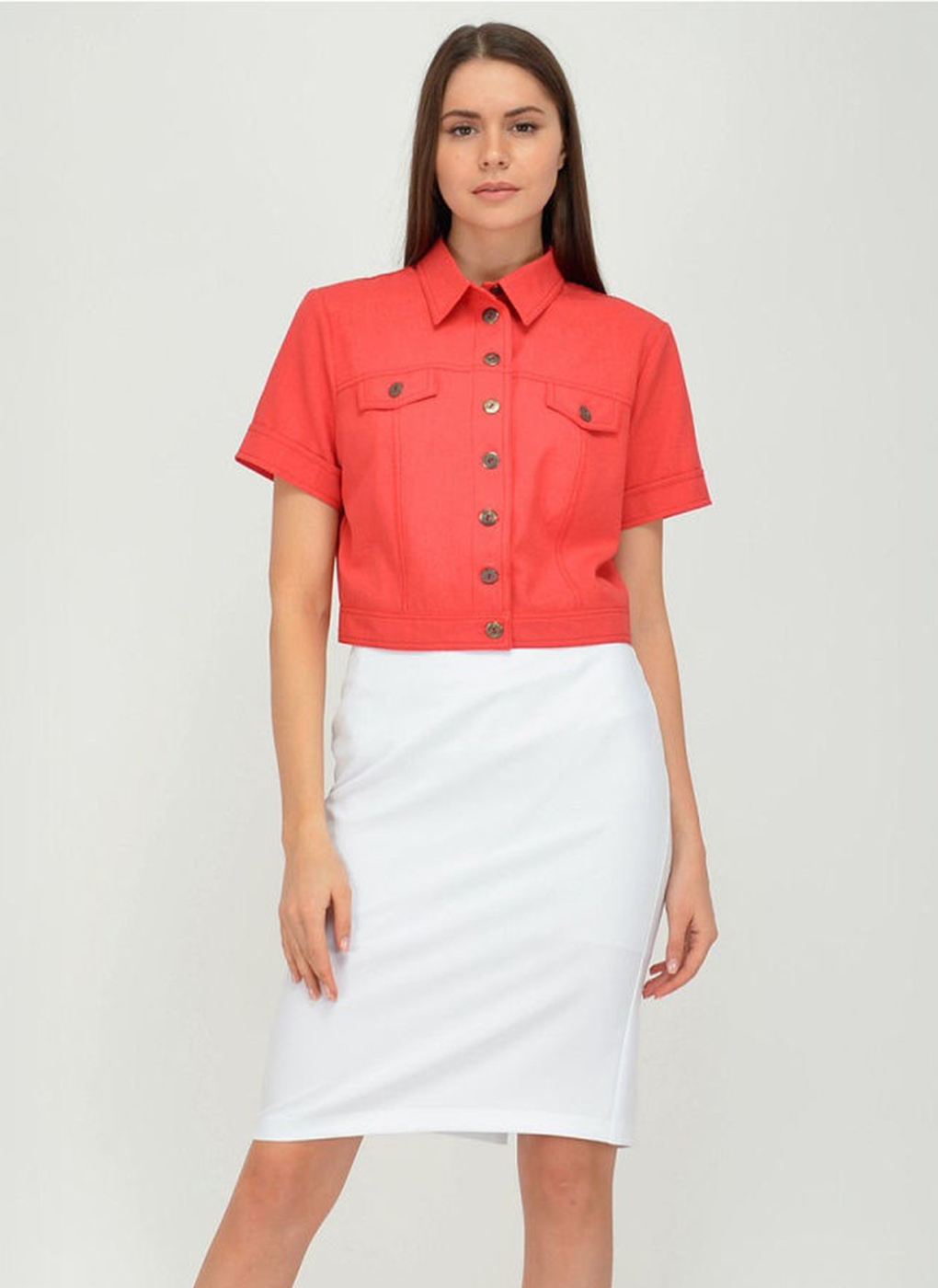 

Жакет женский Каляев 54142 розовый 50 RU, 54142